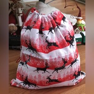 Festive Reindeer Reusable Gift bag